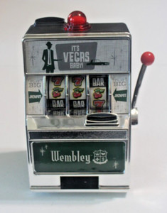 Wembley Mini Slot Machine / Savings Bank  IT'S VEGAS BABY!