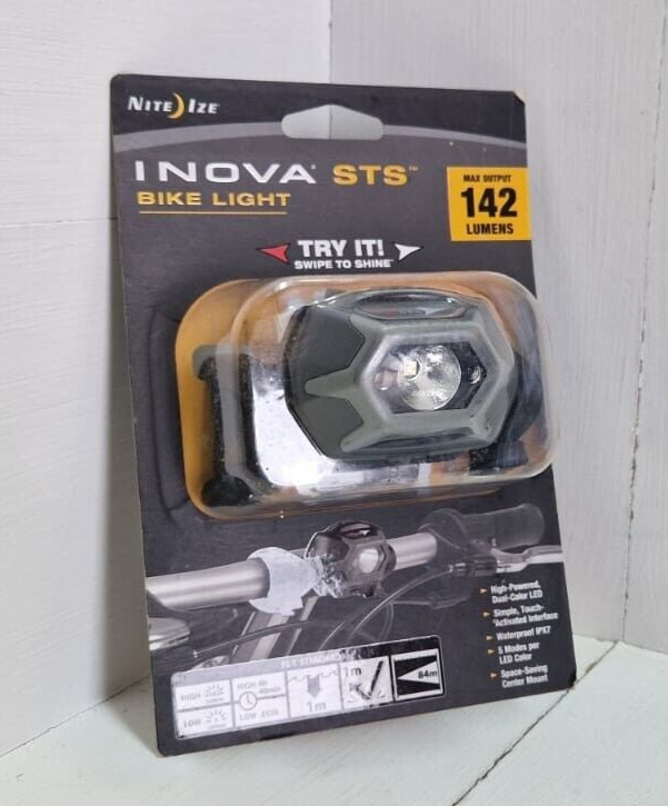 Nite Ize Inova  STS Bike Light, Charcoal HLSBA-09-R7