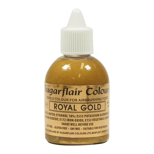 Sugarflair Pearl Gold Liquid Airbrush Food Dyes - Picture 1 of 1