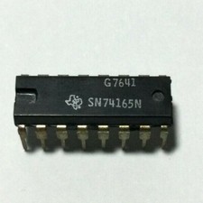Qty 1 - SN74165N - DIP 16P - TEXAS INSTRUMENTS - RARE DISCONTINUED