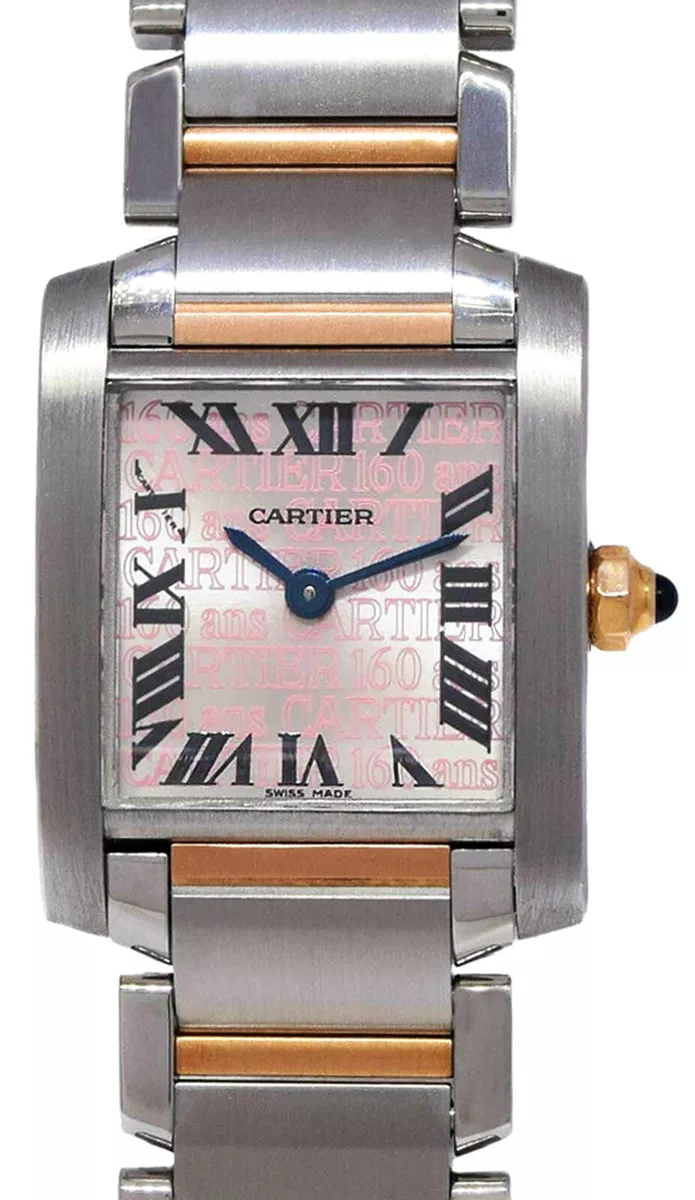 Cartier tank francaise gold and clearance steel