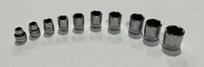 Snap On 10 Pc 38 Drive Socket Set. 516 To 78 6 Point Shallow Pre-owned Snap On 10 Pc 38 Drive Socket Set. 516 To 78 6 Point Shallow Pre-owned