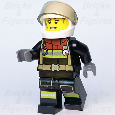 Town City LEGO® Firewoman Firefighter Fire Minifigure 60292