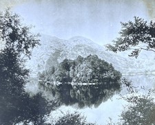 Ellen's Isle, Loch Katrine Victorian Magic Lantern Slide (I1)