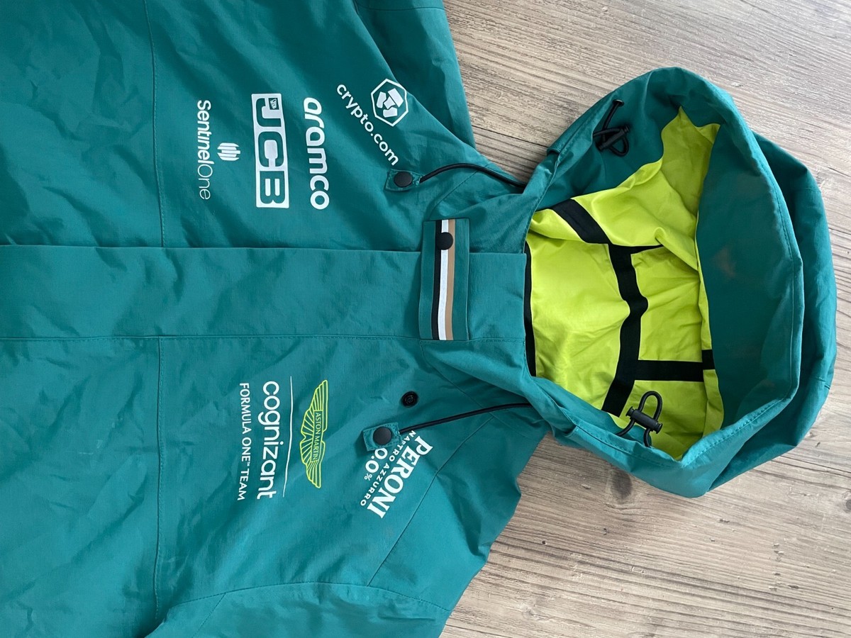 Aston Martin Racing F1 - Team Issue 2023 Rain Jacket - Small