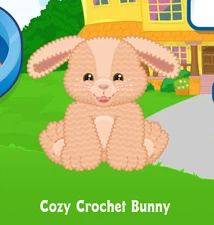 Webkinz Cozy Crochet Bunny Virtual Adoption Code Only Messaged Webkinz Bunny Pet