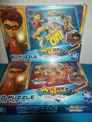 MATT HATTER - MULTIVISION & BRING IT ON - 2 x 500 STÜCK 3D STICHSÄGEN + VISIER - NEU