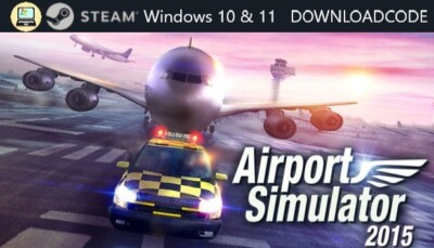 NEU PC Computer Spiel Airport Simulator 2015 für Windows 10 11 STEAM Download