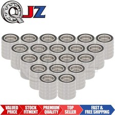  Qty.100 6008-2RS Radial/Deep Groove Ball Bearing 40mm ID x 68mm OD x 15mm W 