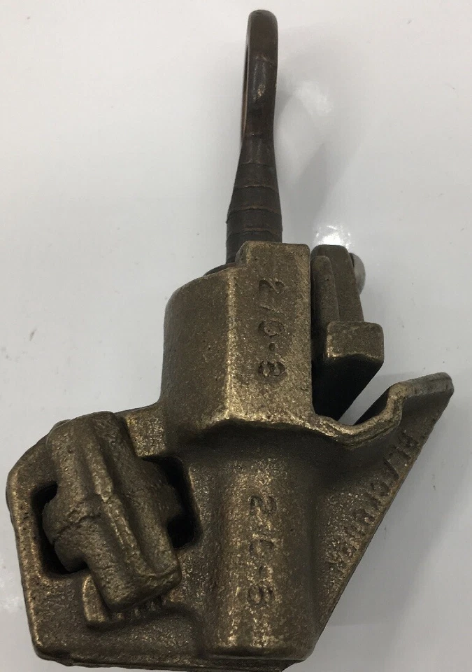 HLC2108 BLKBRN 2/08-AWG COBRE A COBRE BRONCE ABRAZADERA DE LÍNEA DIRECTA Foto 2 de 4