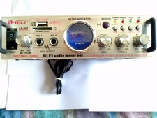 AMPLIFICATORE AUDIO MULTIFUNZIONE TELI AK 905 , POTENZA 100 + 100 WATT STEREO . 