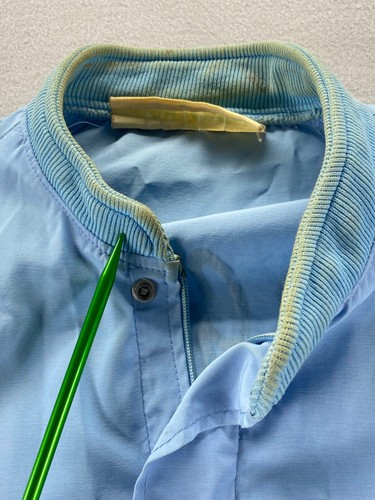 Vintage 70’s Men’s LEGENDS Hot Rod Jacket Baby Blue Holloway Coat Cars Boss Jack - Picture 13 of 24