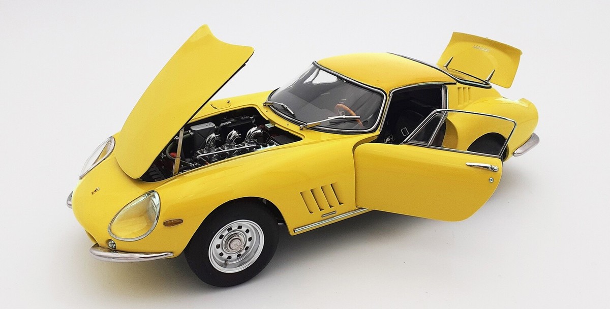 🏁 CMC M-240 Ferrari 275 GTB/C, 1966 Modena Yellow New