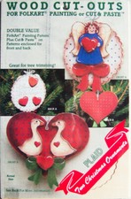 Plaid "CHRISTMAS BLESSINGS" Two Wood Cutout Ornaments Kit 59277 - New, Sealed
