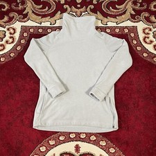 Womens Nike Gray Thermal Fleece Turtle Neck Pullover Sweatshirt Size M
