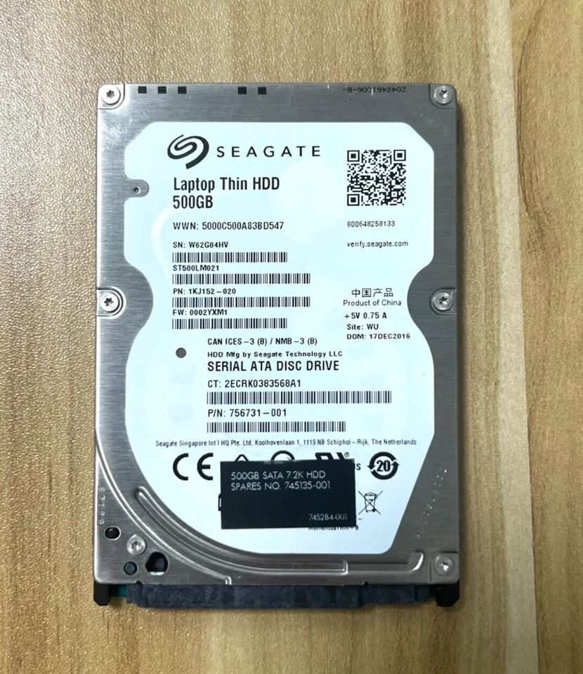 Seagate 500GB 2.5 inch 7 mm ST500LM021 7200 RPM hard disk SATA laptop hard disk - Image 2 of 4