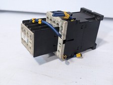 Siemens 3RT1016-1BB44 contactor with 3RH1911-1FA31 contact block as pictured