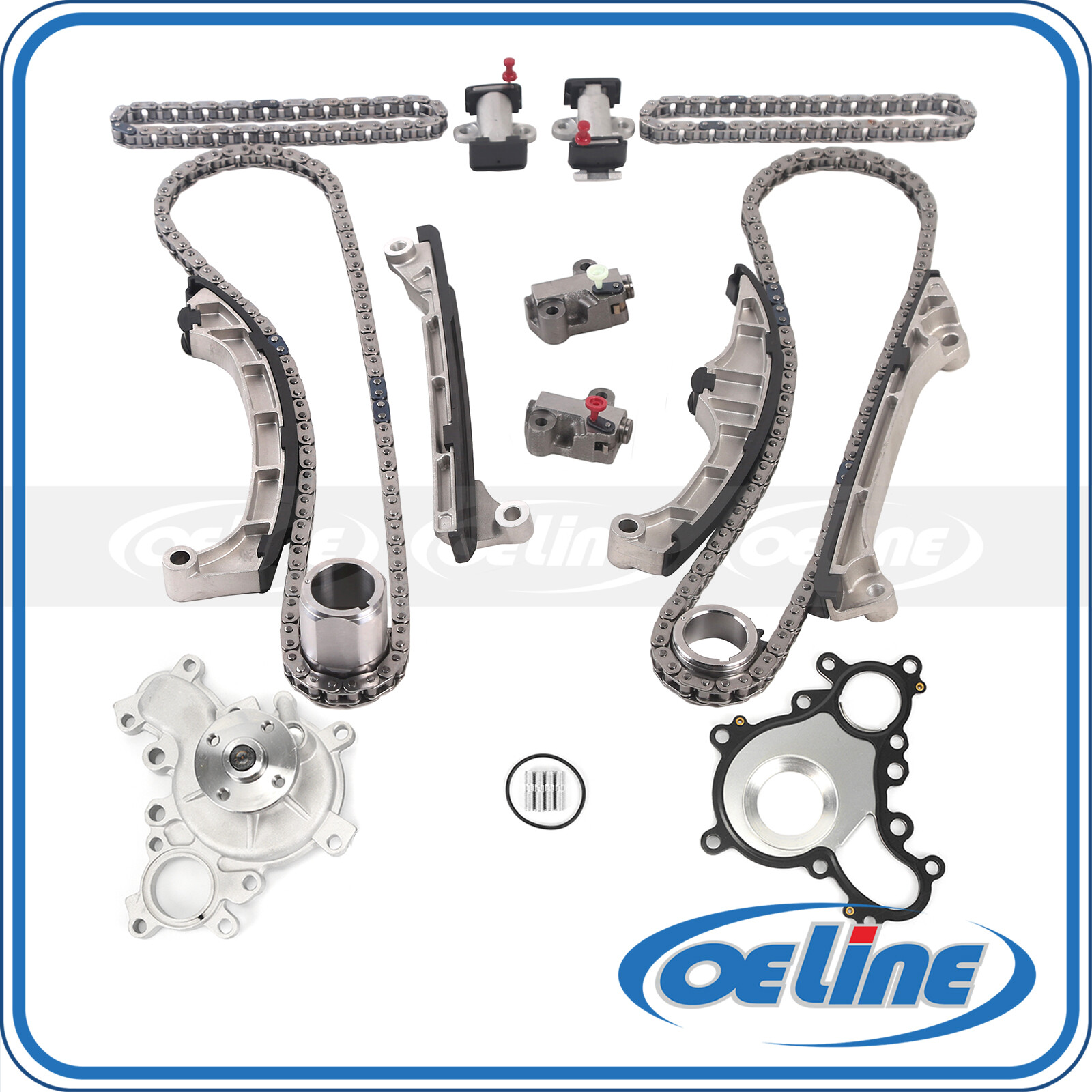 Timing Chain Kit Water Pump for 1017 Toyota Tundra Lexus GX460 4.6L 5