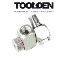 Image of Sealey SA900 Z-Swivel Air Hose Connector with Regulator 1/4"BSP