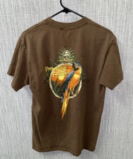 Panama Jack Mens Brown Short Sleeve Paradise Found T-Shirt 20 In Armpit