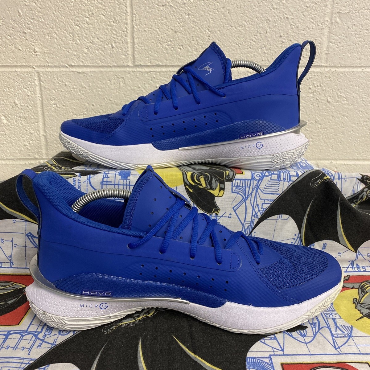 Under Armour Curry 7 Royal Men's Basketball Shoes Men's 12 | eBay