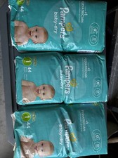 3 PK Pampers baby dry diapers. Size 1. Count 132 count 44 Per Box