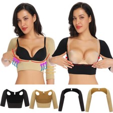 Women Upper Arm Shaper Compression Sleeves Tops Posture Corrector Arms Shapewear