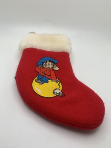 An American Tail Fieval Christmas Stocking McDonald’s Vintage 1986 Decoration - Picture 2 of 6