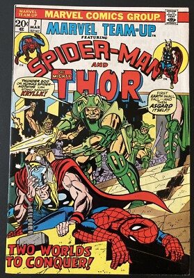 Marvel Team-Up #7 High Grade NM Gil Kane Cover Thor 1973 Marvel Comics