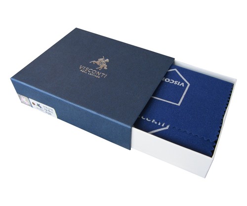 Cartera de cuero suave para hombre RFID doble pliegue delgada calidad superior Visconti nueva en caja ALP85 - Imagen 10 de 11