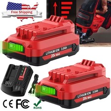 For Craftsman V20 20 Volt MAX 3.0Ah Lithium Battery / Charger CMCB204 CMCB202