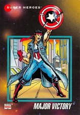 1992 Marvel Universe #10 Major Victory