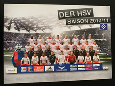 2010-11 HSV Hamburg Team Card Heung-Min Son Rookie RC. rookie card picture
