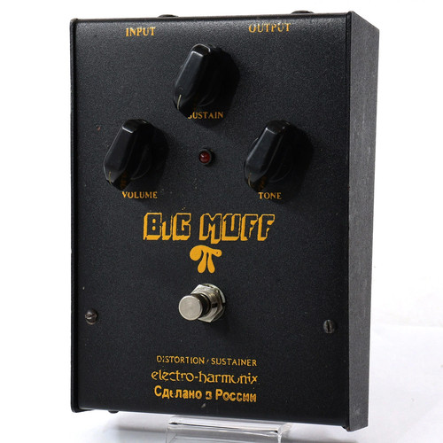 ELECTRO-HARMONIX Big Muff Pi V8 Black Russian Small Box Distortion Pedal Box