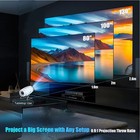 4K 1080P Home Projector 8000LM 180° Rotation Bluetooth5.0 Wifi 6 YouTube Netflix — photo 6