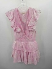 Pre-Owned LoveShackFancy Pink Size Small Short Short Sleeve Dress