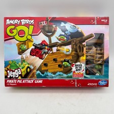 Angry Birds Go Jenga Pirate Pig Attack Game COMPLETE Hasbro Gaming 2013 Rovio