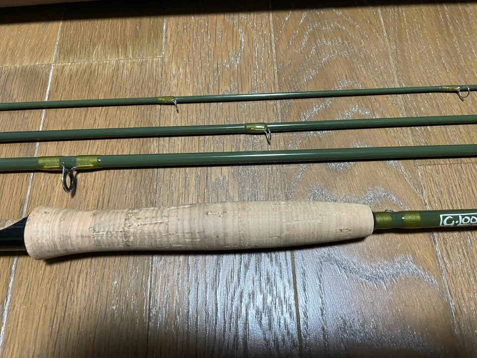 G-Loomis Pro 4X #5 Línea 9'0" Tubo 4 piezas Hecho en EE. UU. Usado Caña de Pescar con Mosca Carbono Foto 4 de 4