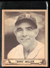 Bing Miller 1940 Play Ball #137 Detroit Tigers
