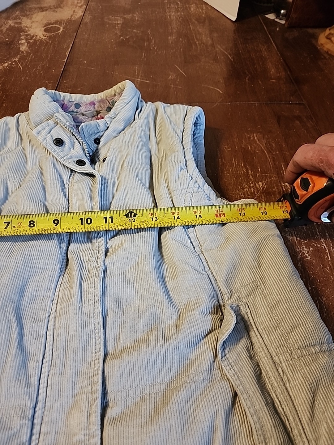 Seasalt Cornwall. Women’s Gilet. Size 12 Grey Corduroy. “November Gilet”. GUC image 3