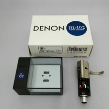 Denon DL-102 MC Mono Phono Cartridge w/ Box Headshell Preowned from Japan