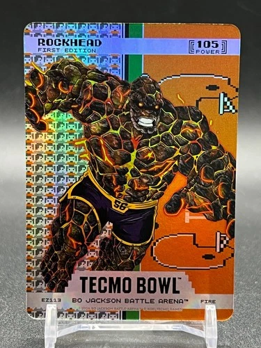 Bo Jackson Battle Arena Tecmo Bowl Endzone Fire Rockhead Chris Doleman EZ113