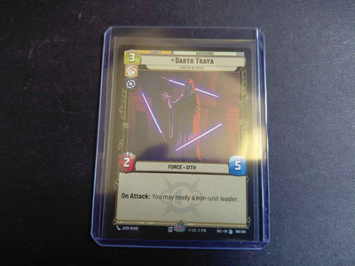 Star Wars Unlimited - Darth Traya - Near Mint - Ungraded