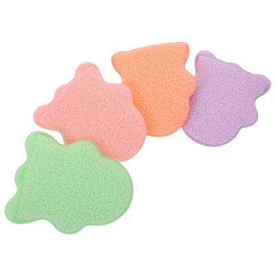  4 Pcs Schlammmaskenapplikator Gesichtsbeschrubbe Für Peeling-Gesichtsschwamm