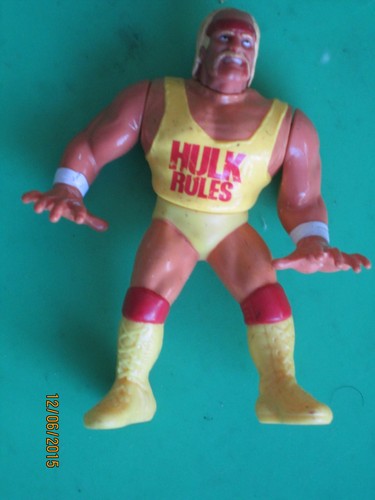 WWF Hasbro Hulk Hogan Wrestling Figure 1991 Hulk R...