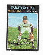 1971 TOPPS TOMMY DEAN #364 SAN DIEGO PADRES