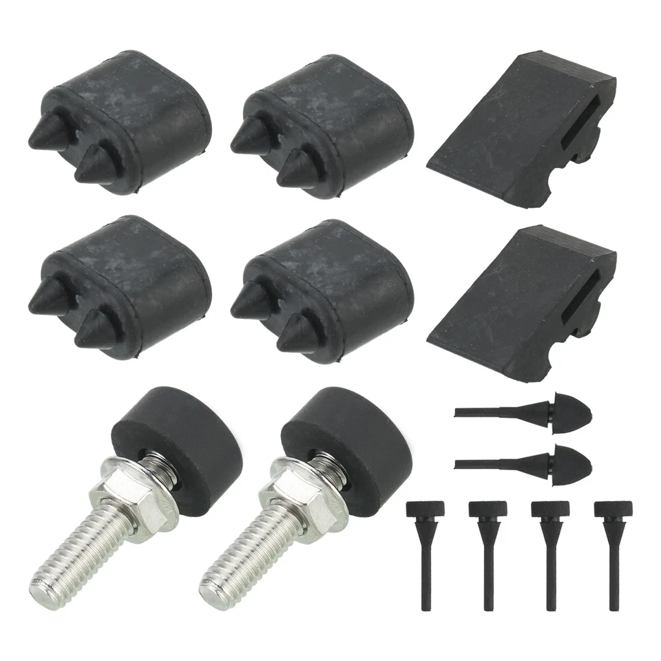 Rubber Stopper Kit & Hood Adjusters stoppers bumpers For 1967-79 Chevy Chevelle - Image 4 of 4