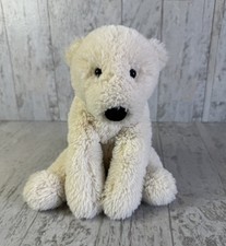 Jellycat Perry Polar Bear Plush White Sitting London Soft Toy Lovey Retired 9