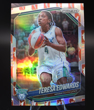 2025 Panini Prizm WNBA #126 Teresa Edwards Minnesota Lynx Logo Silver