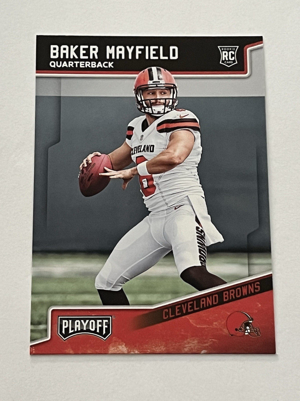 2018 Panini Playoff Baker Mayfield RC Rookie Card Cleveland Browns TB Bucs #202